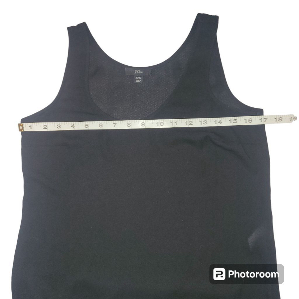 Women's J.Crew Black XXS Tank Top - Picture 6 of 6